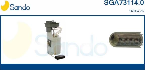 Sando SGA73114.0 - Горивопроводен модул (горивна помпа+сонда) vvparts.bg