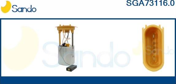 Sando SGA73116.0 - Горивопроводен модул (горивна помпа+сонда) vvparts.bg