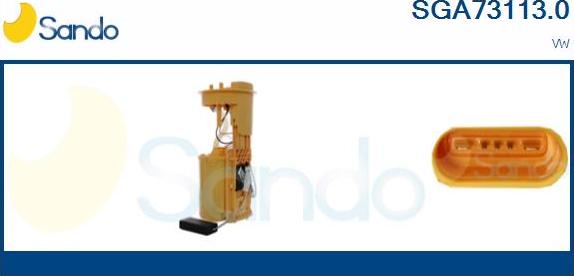 Sando SGA73113.0 - Горивопроводен модул (горивна помпа+сонда) vvparts.bg