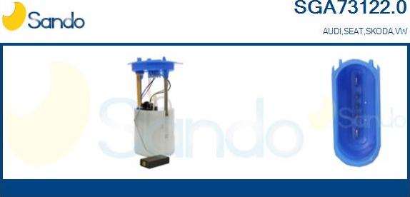Sando SGA73122.0 - Горивопроводен модул (горивна помпа+сонда) vvparts.bg