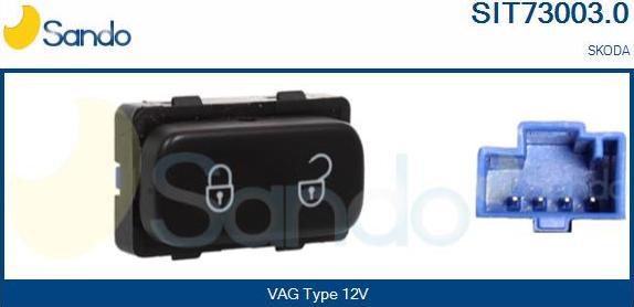 Sando SIT73003.0 - Ключ, блокиране на вратата vvparts.bg