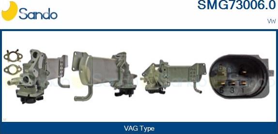 Sando SMG73006.0 - AGR-модул vvparts.bg