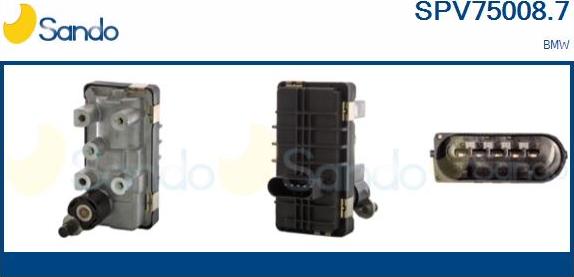 Sando SPV75008.7 - Регулиращ клапан за налягане на турбината vvparts.bg