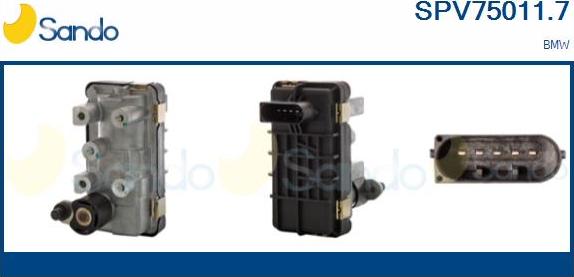 Sando SPV75011.7 - Регулиращ клапан за налягане на турбината vvparts.bg