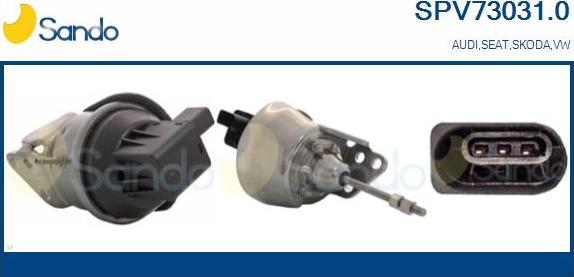 Sando SPV73031.0 - Регулиращ клапан за налягане на турбината vvparts.bg