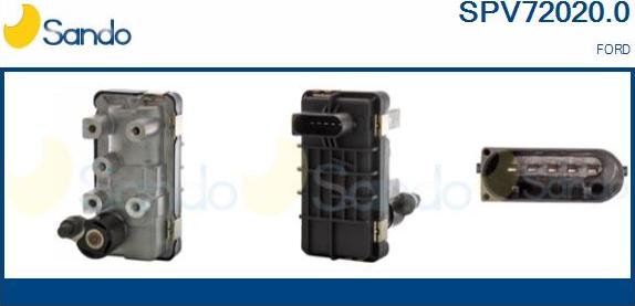 Sando SPV72020.0 - Регулиращ клапан за налягане на турбината vvparts.bg