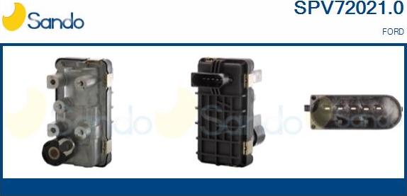 Sando SPV72021.0 - Регулиращ клапан за налягане на турбината vvparts.bg