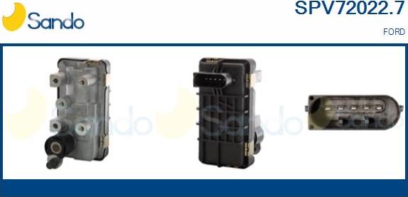 Sando SPV72022.7 - Регулиращ клапан за налягане на турбината vvparts.bg