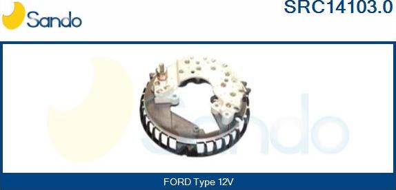 Sando SRC14103.0 - Изправител, генератор vvparts.bg