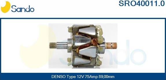 Sando SRO40011.0 - Ротор, генератор vvparts.bg