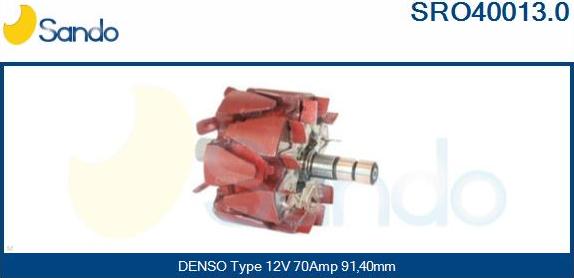 Sando SRO40013.0 - Ротор, генератор vvparts.bg