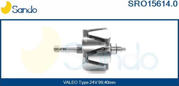 Sando SRO15614.0 - Ротор, генератор vvparts.bg