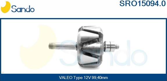 Sando SRO15094.0 - Ротор, генератор vvparts.bg