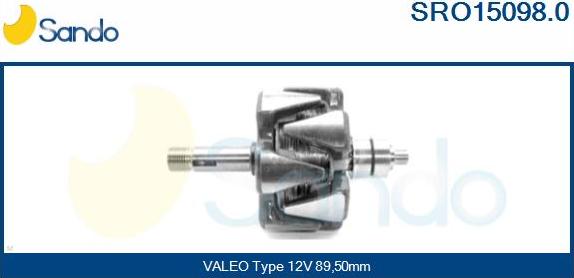 Sando SRO15098.0 - Ротор, генератор vvparts.bg