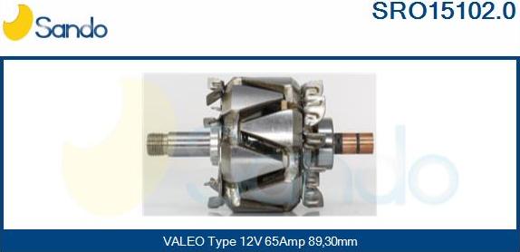 Sando SRO15102.0 - Ротор, генератор vvparts.bg