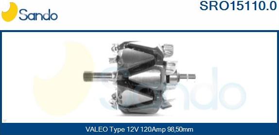 Sando SRO15110.0 - Ротор, генератор vvparts.bg