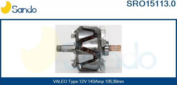 Sando SRO15113.0 - Ротор, генератор vvparts.bg