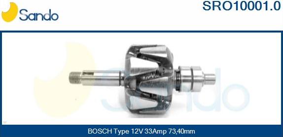 Sando SRO10001.0 - Ротор, генератор vvparts.bg