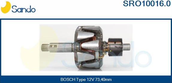 Sando SRO10016.0 - Ротор, генератор vvparts.bg