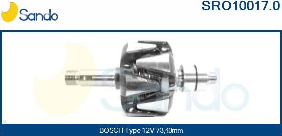 Sando SRO10017.0 - Ротор, генератор vvparts.bg