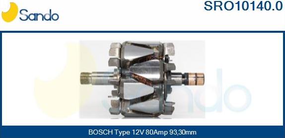 Sando SRO10140.0 - Ротор, генератор vvparts.bg