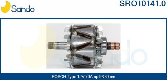 Sando SRO10141.0 - Ротор, генератор vvparts.bg