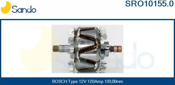 Sando SRO10155.0 - Ротор, генератор vvparts.bg