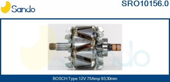 Sando SRO10156.0 - Ротор, генератор vvparts.bg