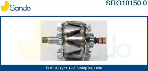 Sando SRO10150.0 - Ротор, генератор vvparts.bg