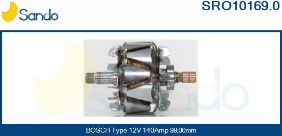 Sando SRO10169.0 - Ротор, генератор vvparts.bg