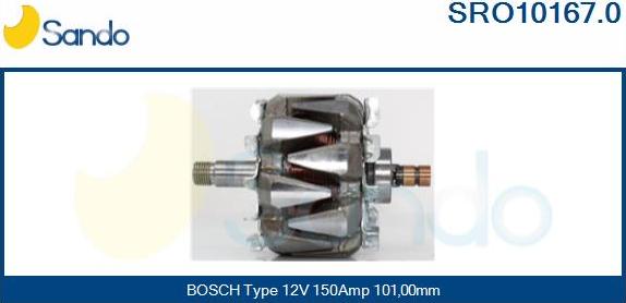 Sando SRO10167.0 - Ротор, генератор vvparts.bg