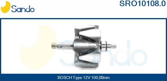 Sando SRO10108.0 - Ротор, генератор vvparts.bg