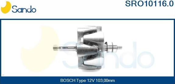 Sando SRO10116.0 - Ротор, генератор vvparts.bg