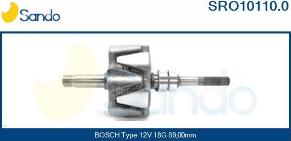 Sando SRO10110.0 - Ротор, генератор vvparts.bg