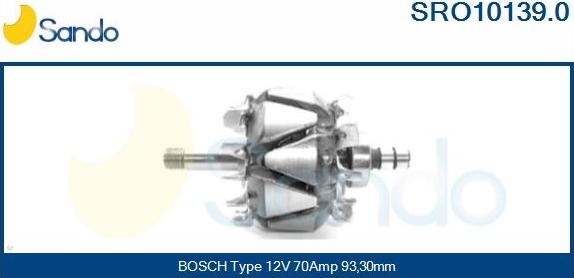 Sando SRO10139.0 - Ротор, генератор vvparts.bg