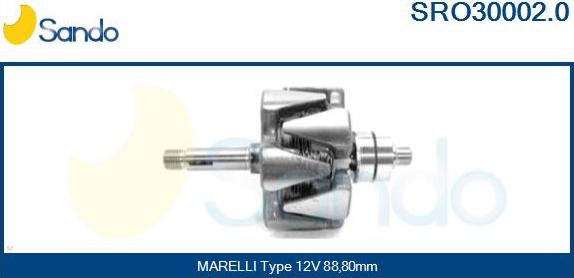 Sando SRO30002.0 - Ротор, генератор vvparts.bg