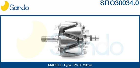 Sando SRO30034.0 - Ротор, генератор vvparts.bg