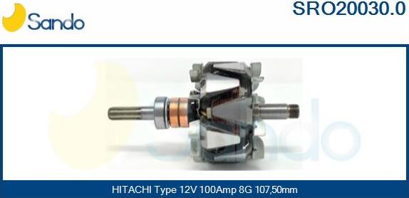 Sando SRO20030.0 - Ротор, генератор vvparts.bg