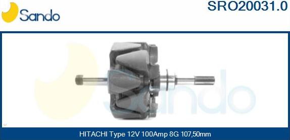 Sando SRO20031.0 - Ротор, генератор vvparts.bg