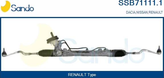 Sando SSB71111.1 - Кормилна кутия vvparts.bg