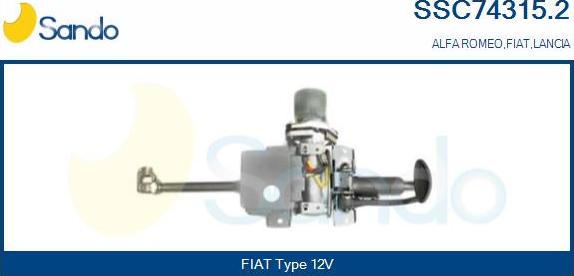 Sando SSC74315.2 - Кормилна колона vvparts.bg