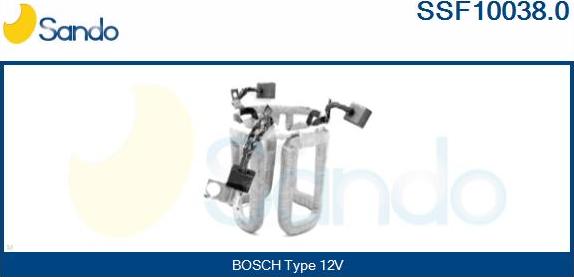 Sando SSF10038.0 - Възбудителна намотка, стартер vvparts.bg