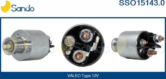 Sando SSO15143.0 - Магнитен превключвател, стартер vvparts.bg
