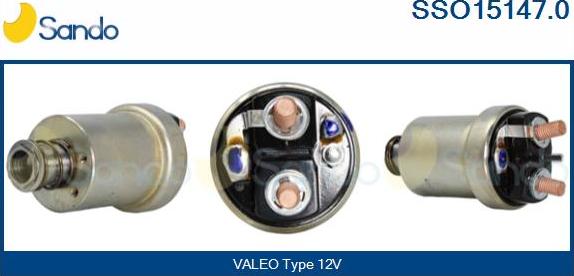 Sando SSO15147.0 - Магнитен превключвател, стартер vvparts.bg