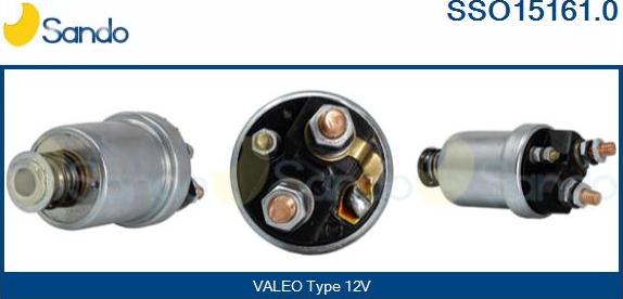 Sando SSO15161.0 - Магнитен превключвател, стартер vvparts.bg