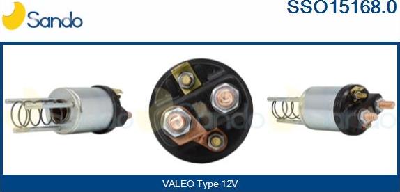 Sando SSO15168.0 - Магнитен превключвател, стартер vvparts.bg
