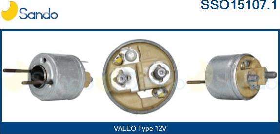 Sando SSO15107.1 - Магнитен превключвател, стартер vvparts.bg