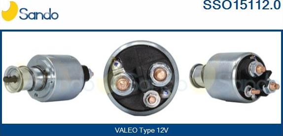 Sando SSO15112.0 - Магнитен превключвател, стартер vvparts.bg