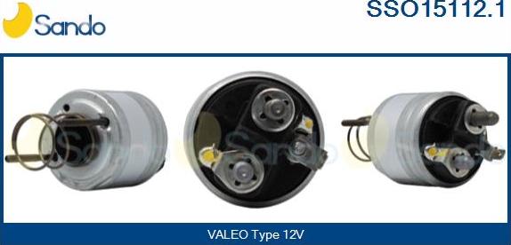 Sando SSO15112.1 - Магнитен превключвател, стартер vvparts.bg