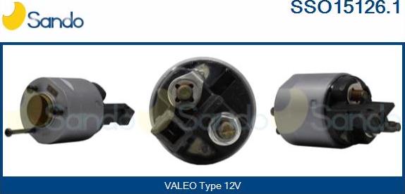 Sando SSO15126.1 - Магнитен превключвател, стартер vvparts.bg